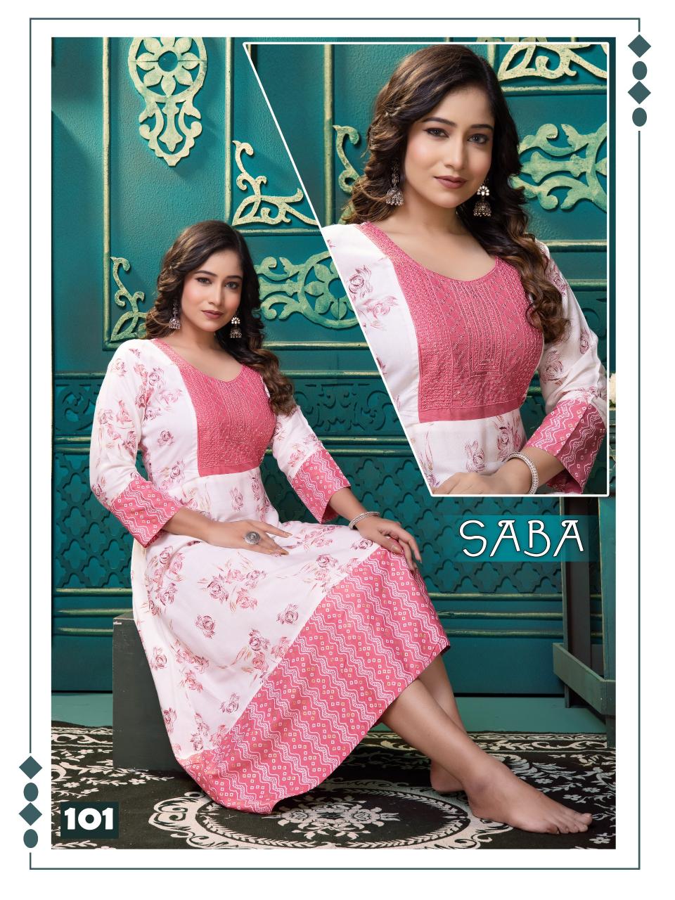 TRENDY SABA VOL 2 KURTI Wholesale catalog