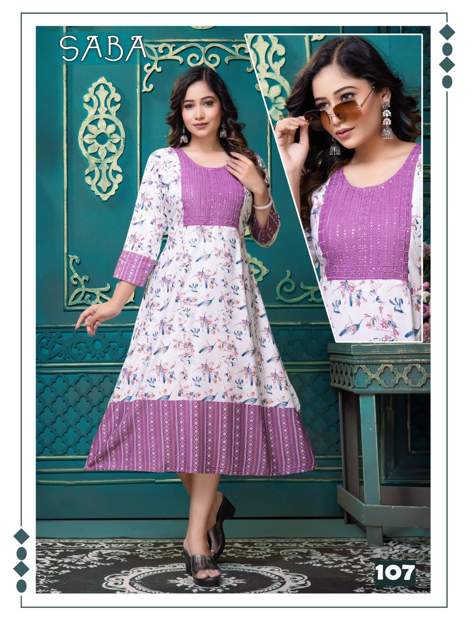 TRENDY SABA VOL 2 KURTI Wholesale catalog