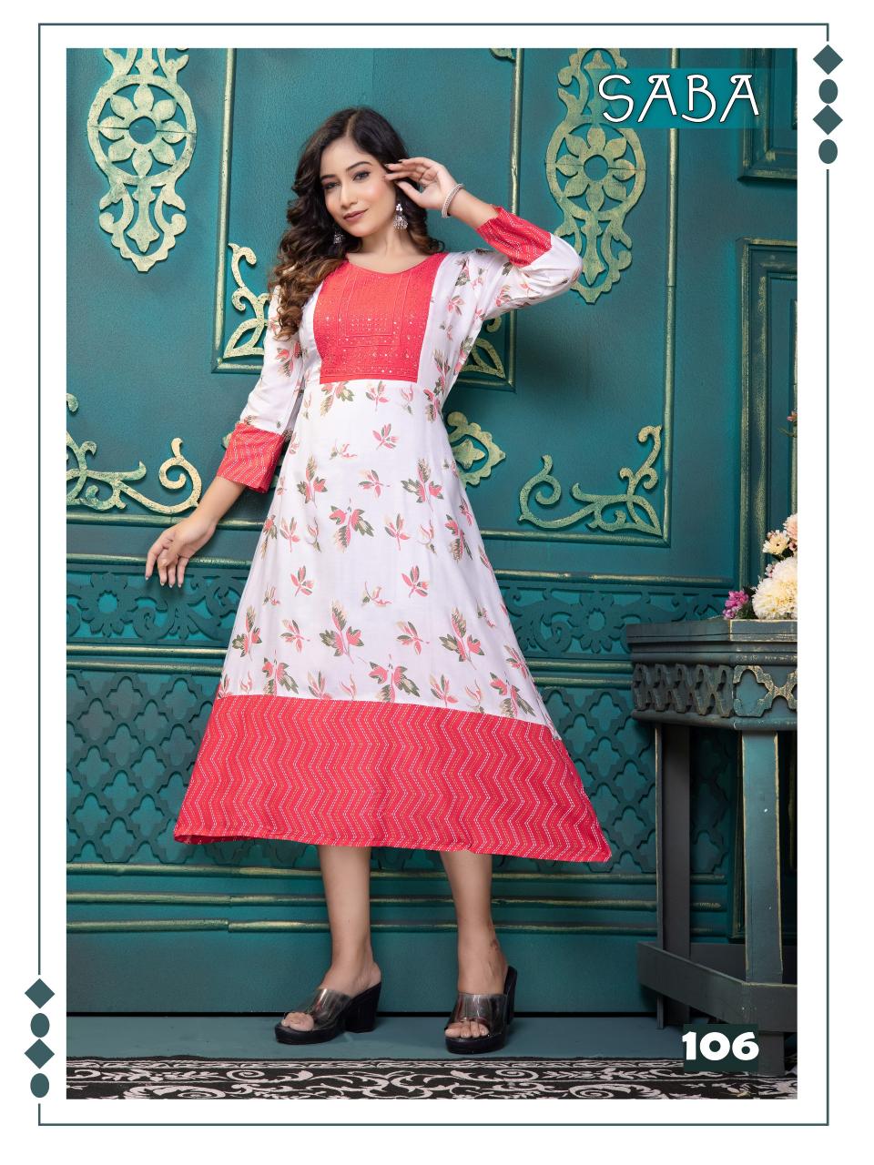 TRENDY SABA VOL 2 KURTI Wholesale catalog