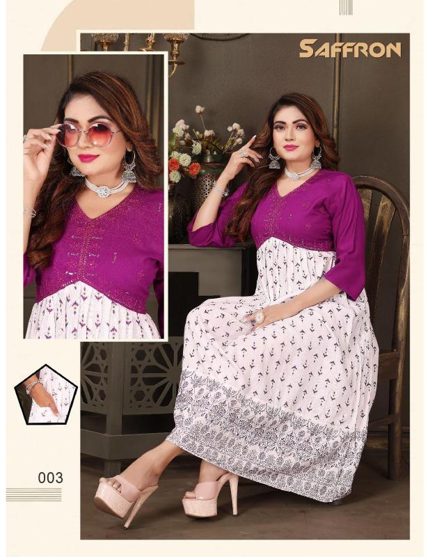 TRENDY SAFFRON VOL2 KURTI Wholesale catalog