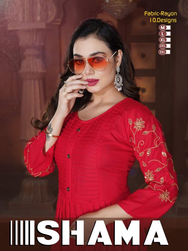 TRENDY SHAMA VOL1 KURTI Wholesale catalog