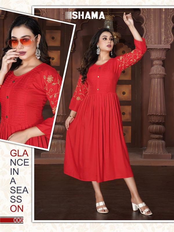 TRENDY SHAMA VOL1 KURTI Wholesale catalog