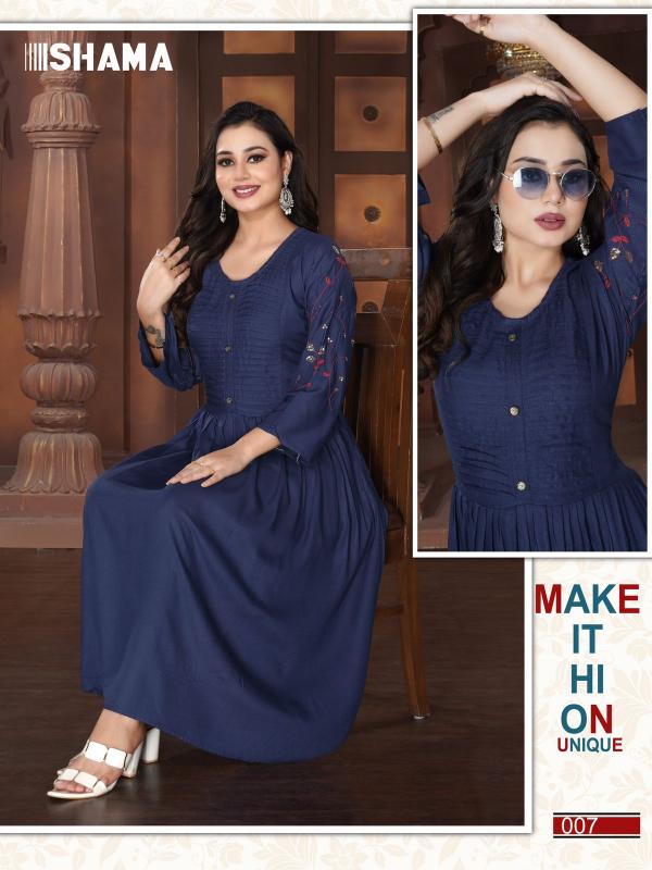 TRENDY SHAMA VOL1 KURTI Wholesale catalog