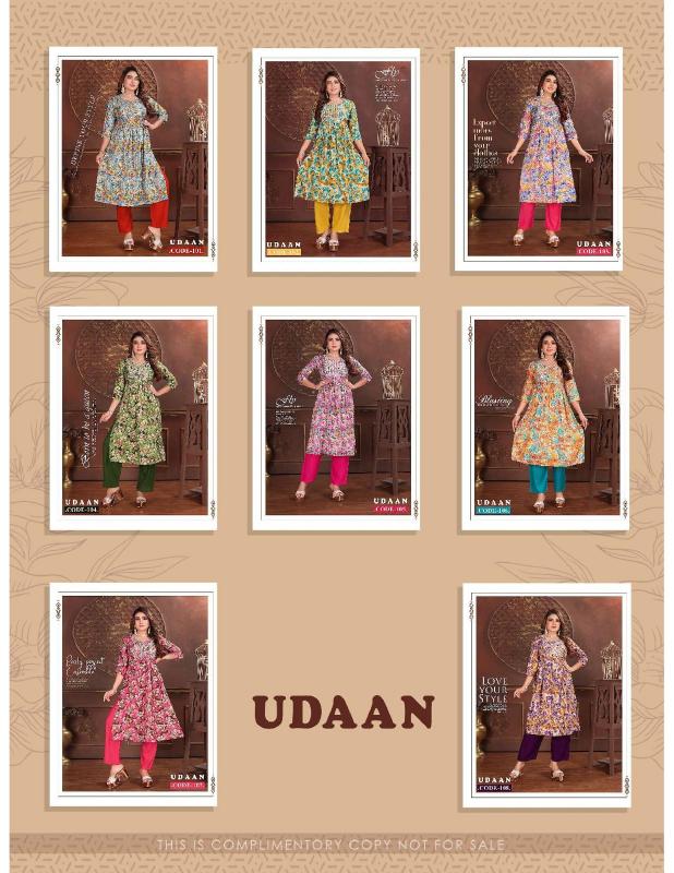 TRENDY UDAAN KURTI Wholesale catalog