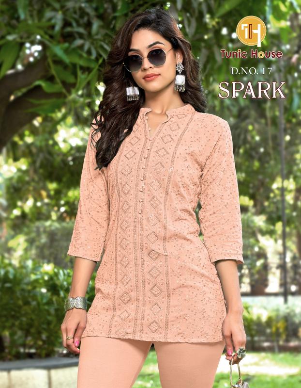 Tunic House Spark Viscouse Designer Short Top wholesale catalog