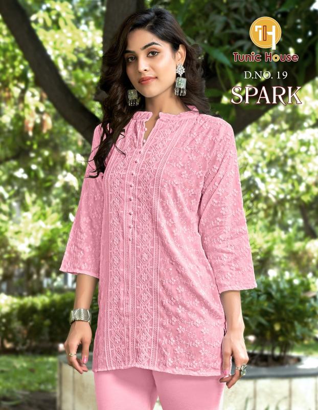 Tunic House Spark Viscouse Designer Short Top wholesale catalog