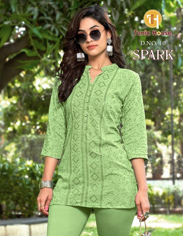 Tunic House Spark Viscouse Designer Short Top wholesale catalog