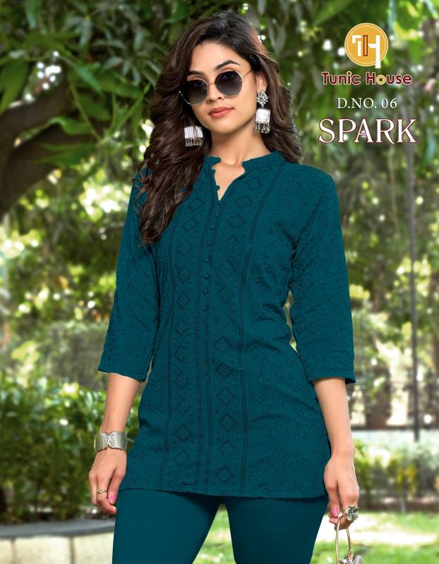 Tunic House Spark Viscouse Designer Short Top wholesale catalog