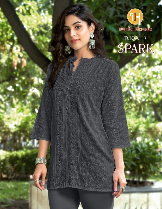 Tunic House Spark Viscouse Designer Short Top wholesale catalog