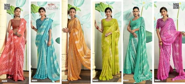 Vallabhi Sanchali Vol 3 wholesale georgette sarees catalogs surat Wholesale catalog