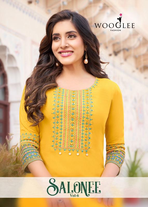 WOOGLEE Salonee vol 6 Kurti Wholesale catalog