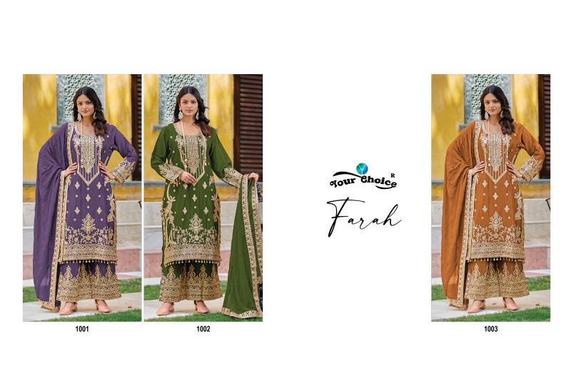 YOUR CHOICE Farah Pakistani suit wholesale catalog