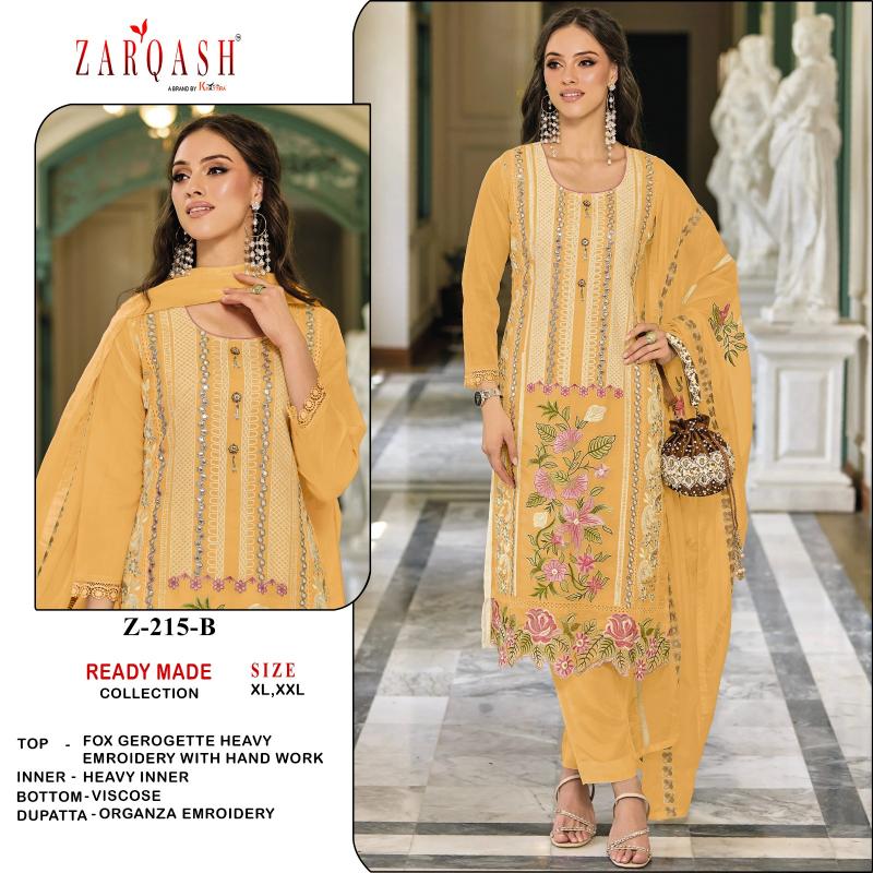 Zarqash Z 215 salwar kameez wholesale catalog