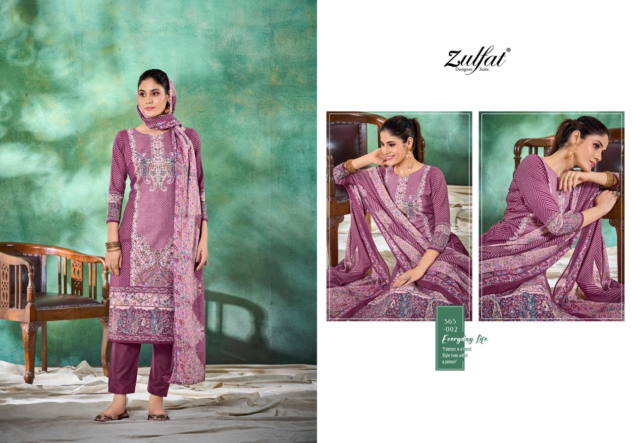 Zulfat Tania Vol 3 Cotton Printed Dress Material Wholesale catalog