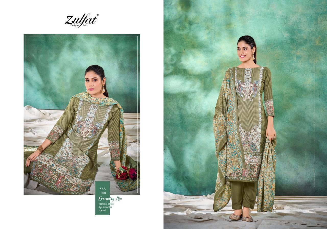 Zulfat Tania Vol 3 Cotton Printed Dress Material Wholesale catalog