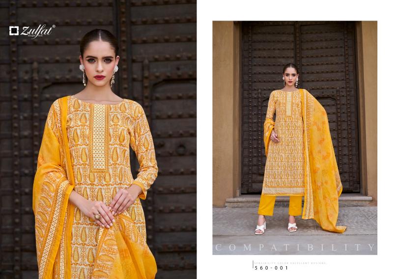 Zulfat Zohra Vol 3 Cotton Printed Designer Dress Material Wholesale catalog