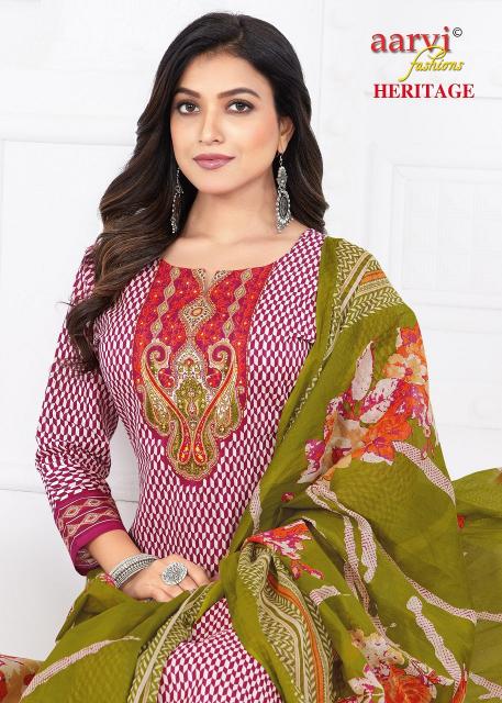 Aarvi Heritage Vol-2 – Katha Work Kurti Pant With Dupatta - Wholesale Catalog