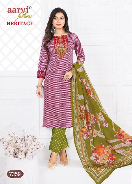 Aarvi Heritage Vol-2 – Katha Work Kurti Pant With Dupatta - Wholesale Catalog