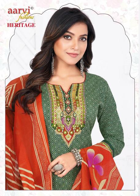 Aarvi Heritage Vol-2 – Katha Work Kurti Pant With Dupatta - Wholesale Catalog