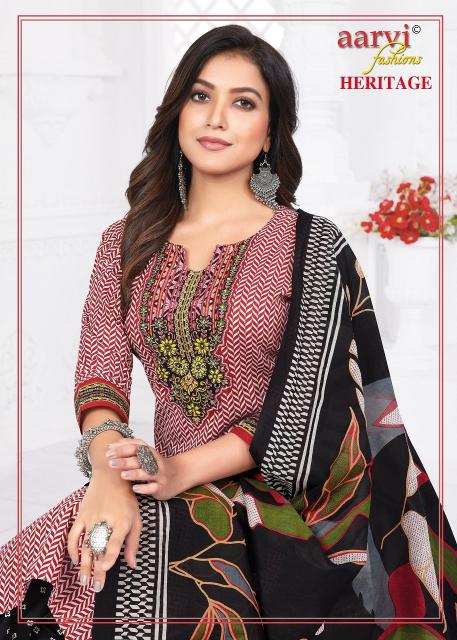 Aarvi Heritage Vol-2 – Katha Work Kurti Pant With Dupatta - Wholesale Catalog