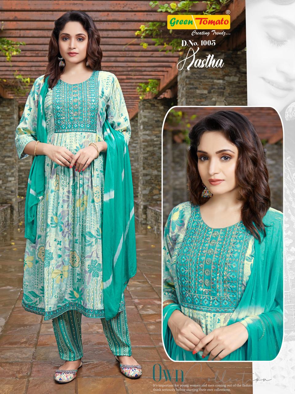 Aastha Capsule Foil Print Kurti Wholesale Catalog