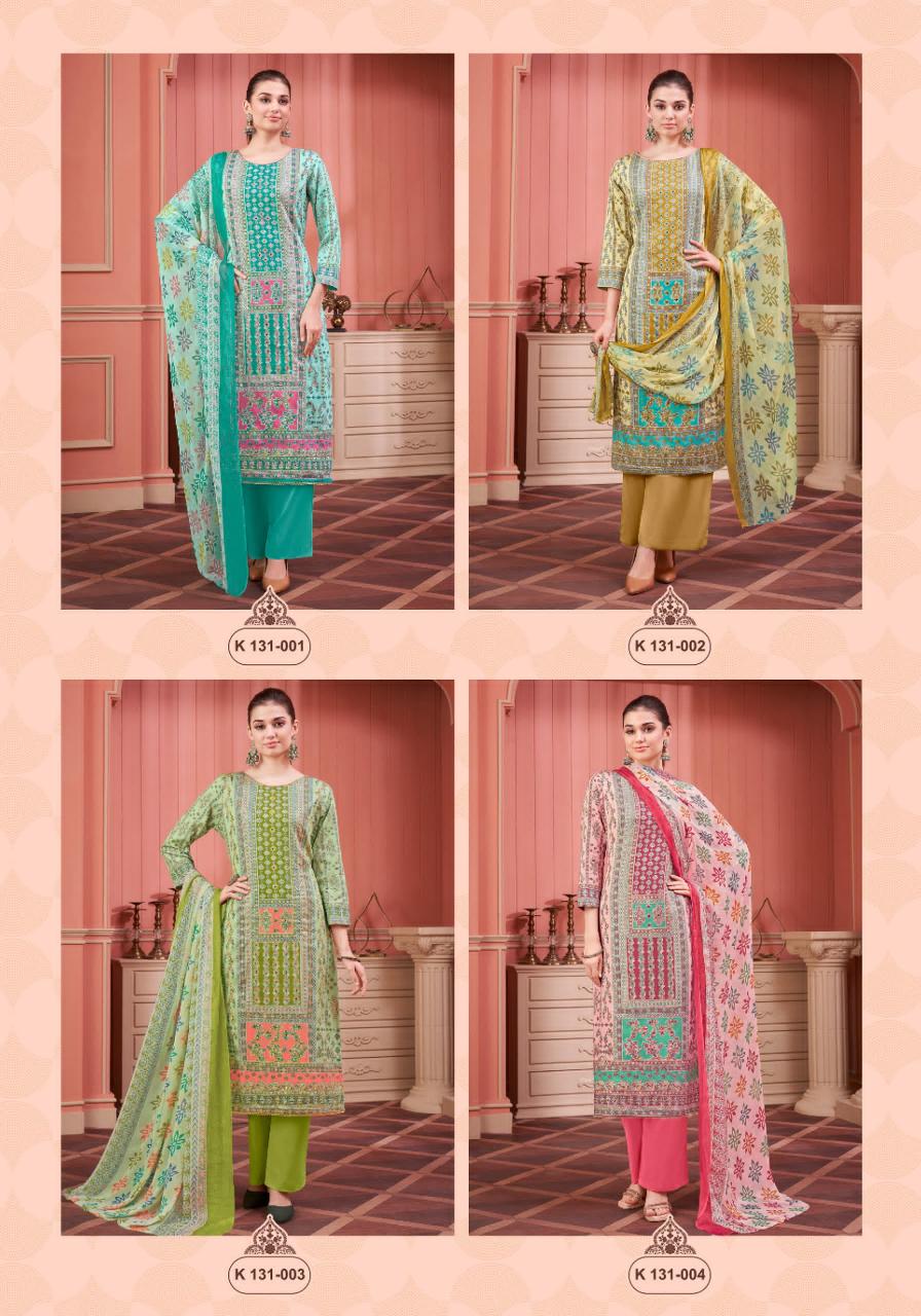 Alok Sakhi Vol 4 Designer Dress Material Wholesale Catalog