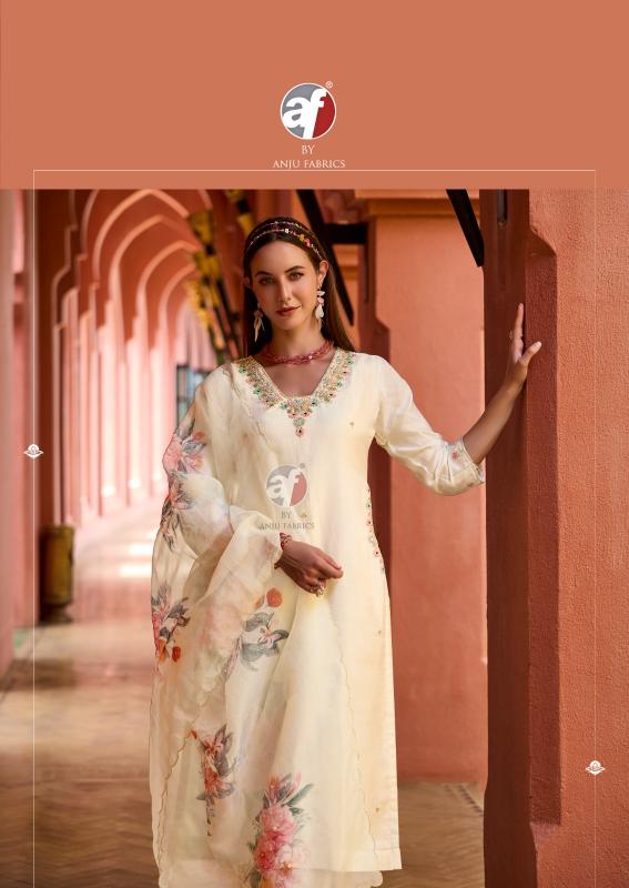 anju fabrics shehnai vol 8 Kurti Wholesale Catalog