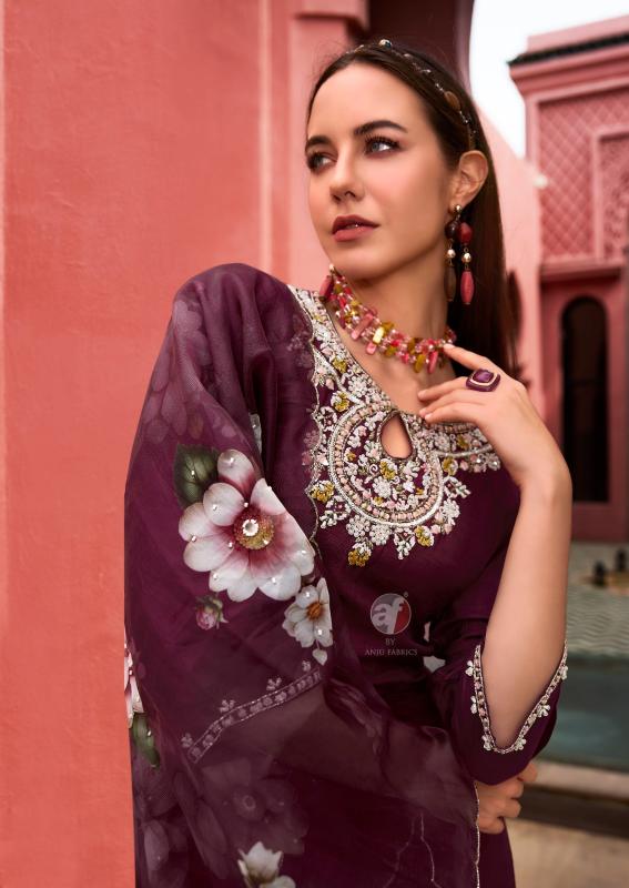 anju fabrics shehnai vol 8 Kurti Wholesale Catalog