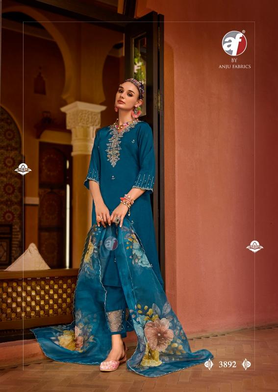 anju fabrics shehnai vol 8 Kurti Wholesale Catalog