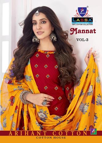 Arihant Lassa Mannat Vol-3 – Dress Material - Wholesale Catalog