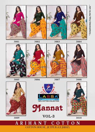 Arihant Lassa Mannat Vol-3 – Dress Material - Wholesale Catalog