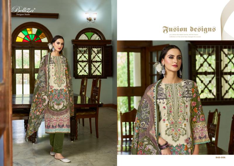 BelliZa Naira Vol 66 Cotton Printed Dress Material Wholesale Catalog