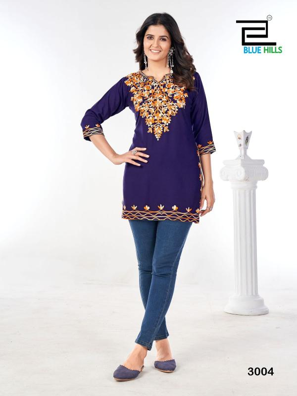 Blue Hills GULMARG vol 3 Kurti Top Wholesale Catalog