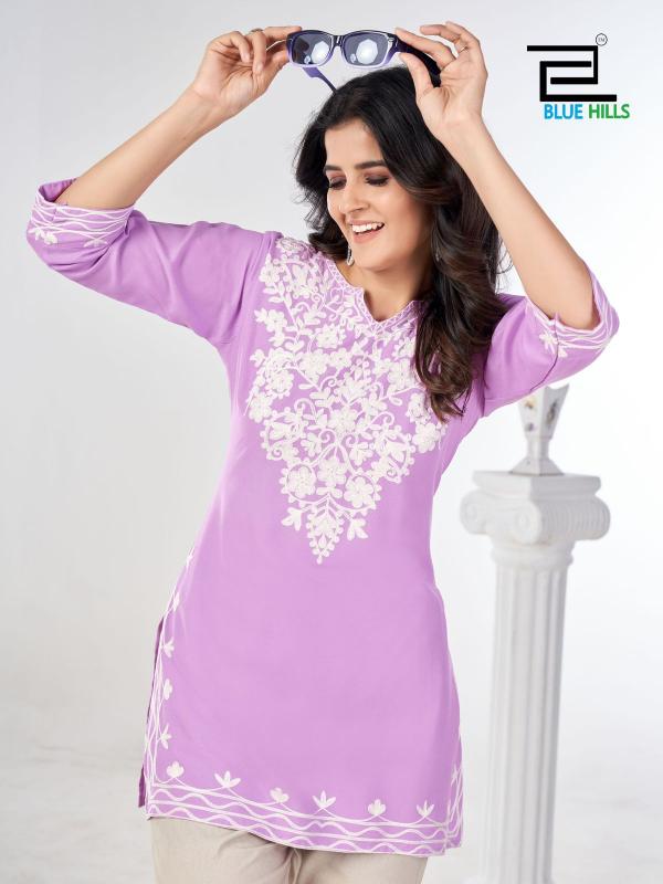 Blue Hills GULMARG vol 3 Kurti Top Wholesale Catalog