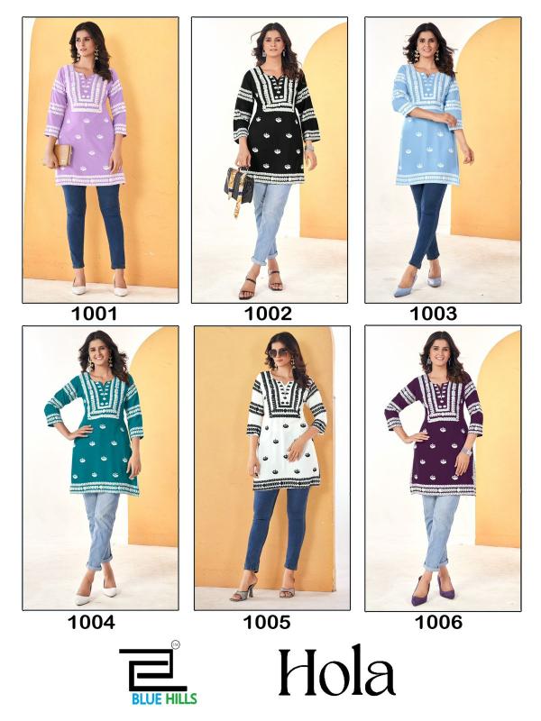 Blue Hills HOLA Kurti Wholesale Catalog