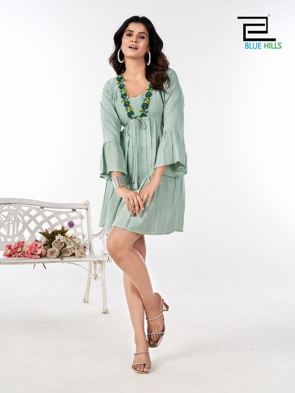 Blue Hills Paris Kurti Top Wholesale Catalog