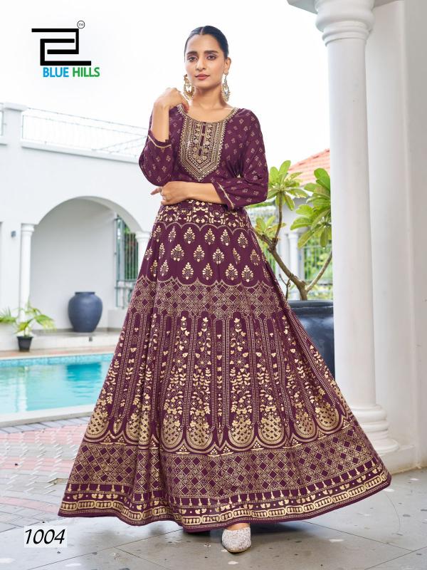 BLUE HILLS walkway Special Anarkali Gown Wholesale Catalog