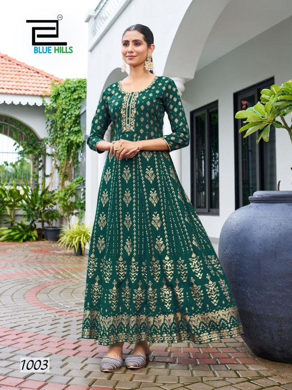 BLUE HILLS walkway Special Anarkali Gown Wholesale Catalog