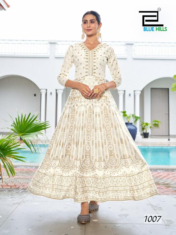 BLUE HILLS walkway Special Anarkali Gown Wholesale Catalog