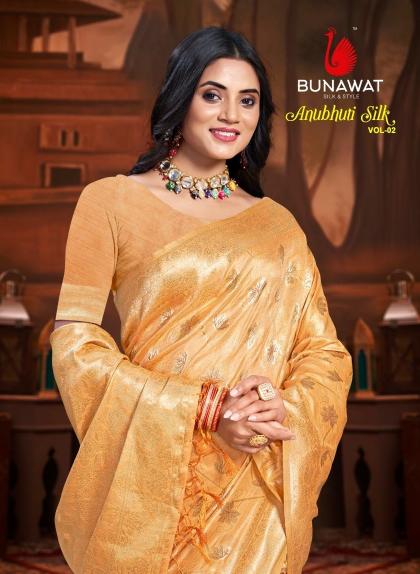 BUNAWAT Anubhuti Silk Vol2 Saree wholesale catalog