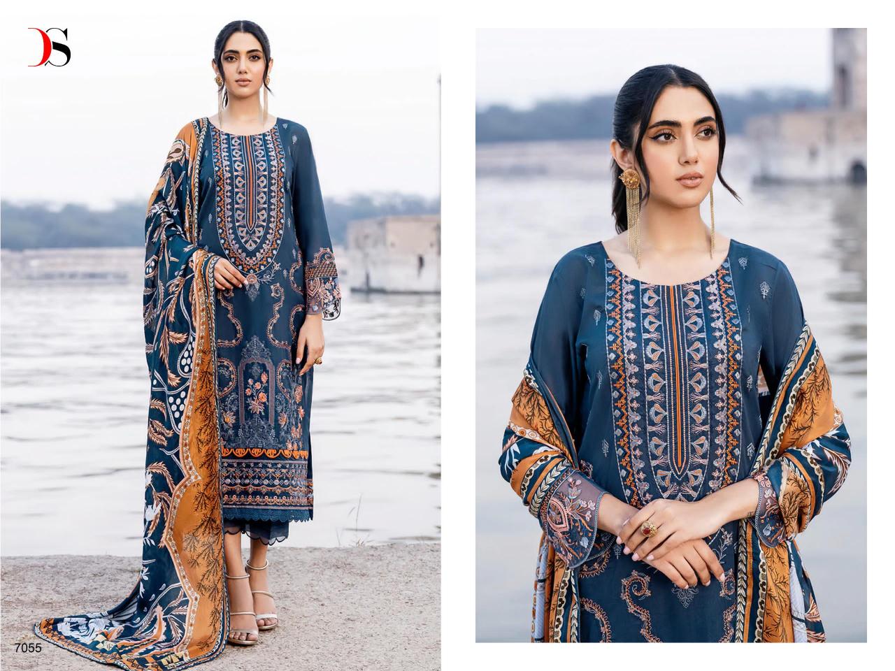 Deepsy Cheveron 24 Chiffon Dupatta Pakistani Suits Wholesale catalog