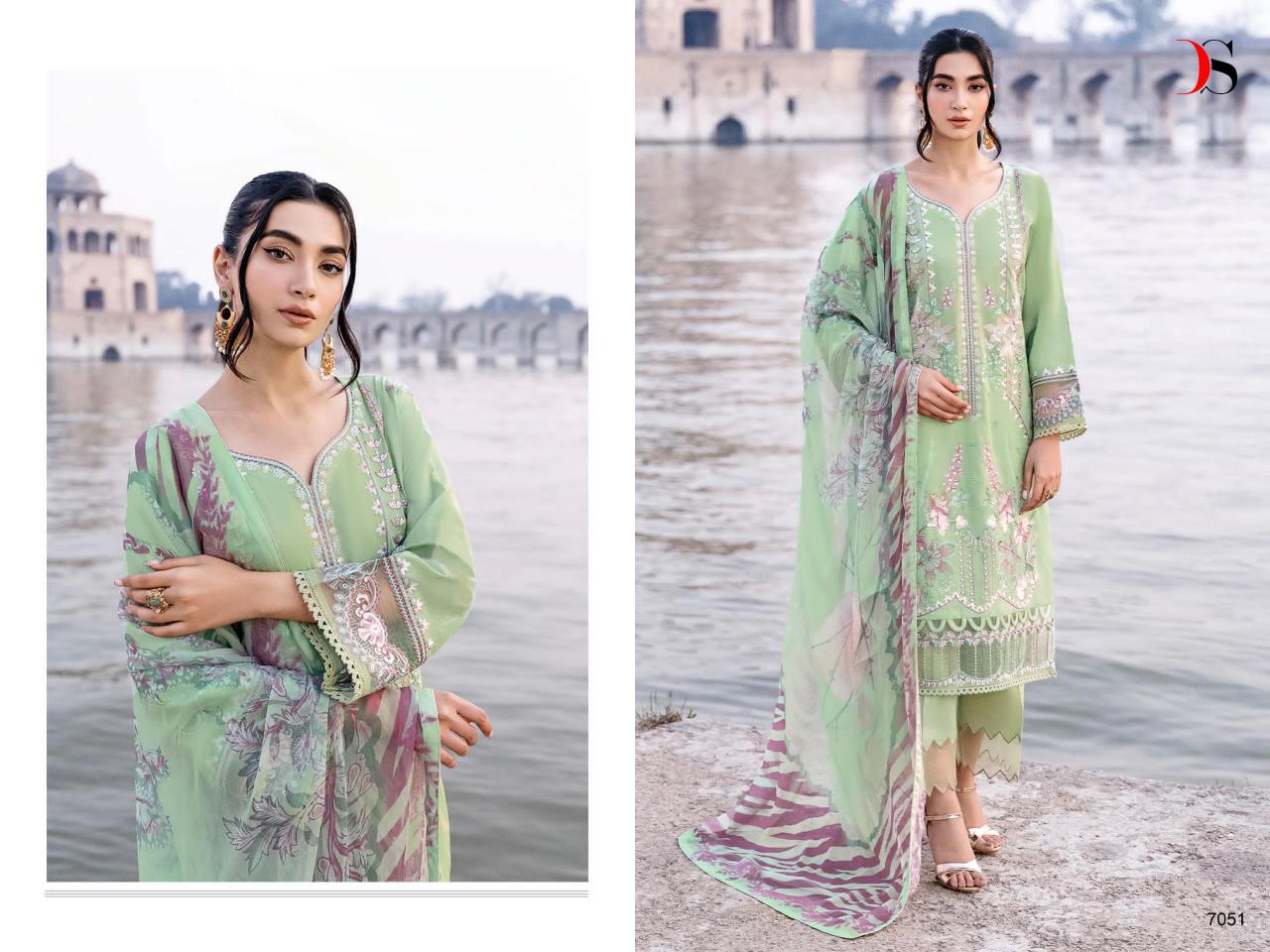 Deepsy Cheveron 24 Chiffon Dupatta Pakistani Suits Wholesale catalog