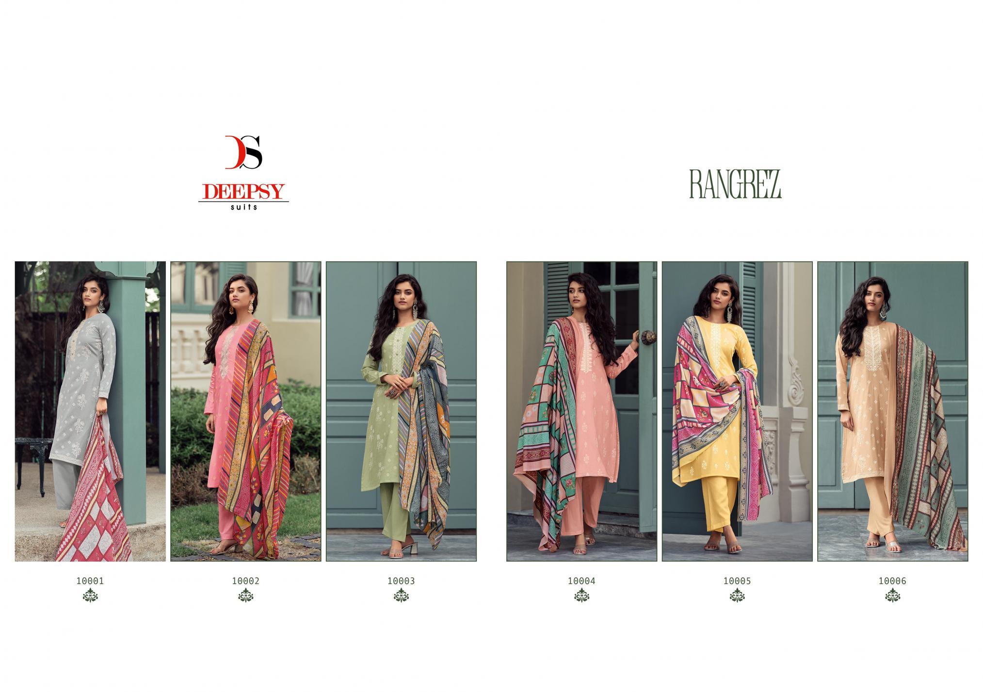 Deepsy RANGREZ Salwar Kameez Wholesale Catalog