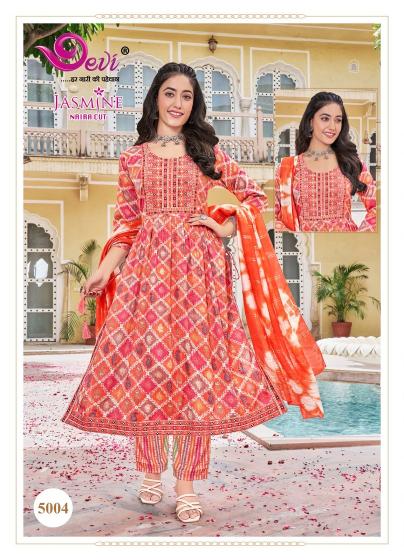 Devi Jasmine Vol-5 – Nyra Cut Kurti With Pant & Dupatta - Wholesale Catalog