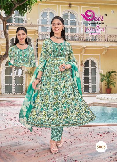 Devi Jasmine Vol-5 – Nyra Cut Kurti With Pant & Dupatta - Wholesale Catalog