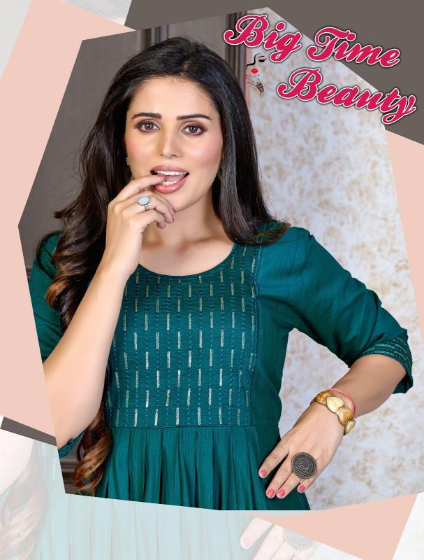 FASHION TALK BIG TIME BEAUTY Kurti Wholesale Catalog