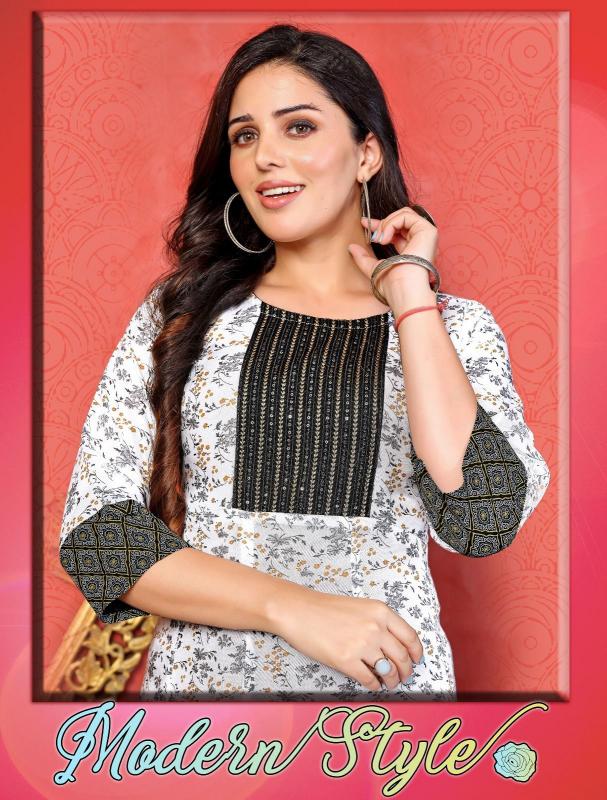 Fashion Talk Modern Style Kurti Wholesale Catalog