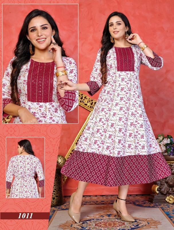 Fashion Talk Modern Style Kurti Wholesale Catalog