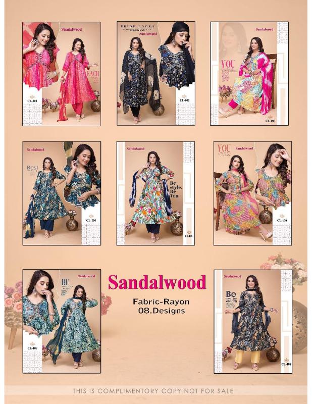 Fashion Talk Sandalwood Vol 1 Alia Cut Kurti Wholesale Catalog