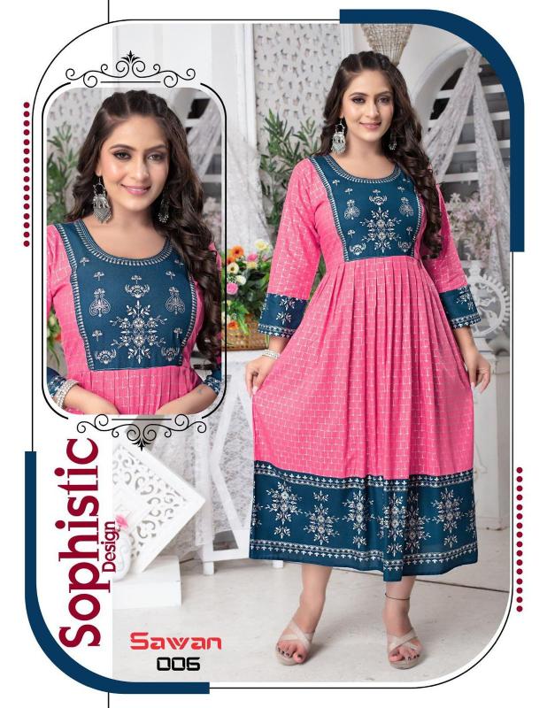 FASHION TALK SAWAN Kurti Wholesale catalog